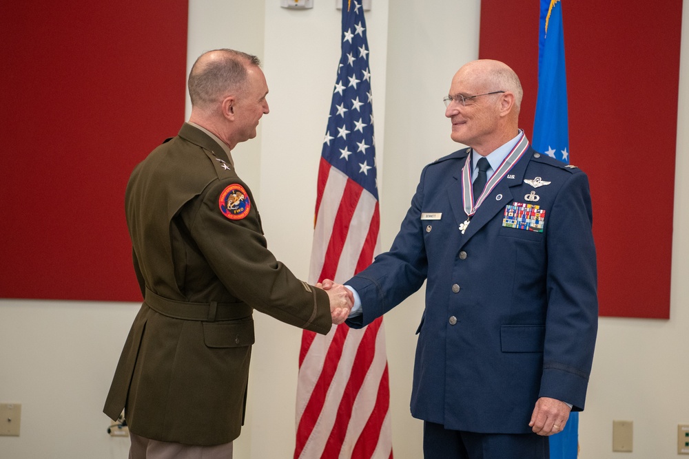 Col. Bennett retires