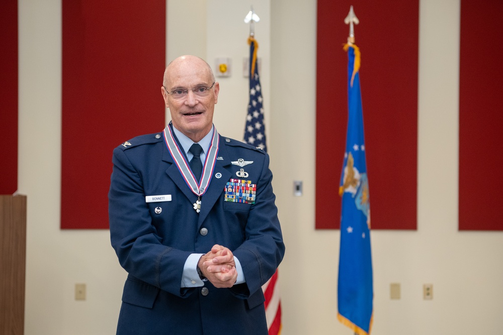 Col. Bennett retires