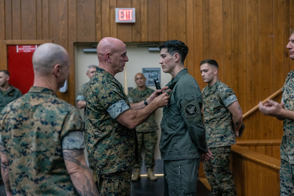 II MEF CG and SgtMaj speak to 26th MEU Marines &amp; Sailors following completion of PTP