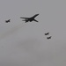 The U.S. Air Force pilots B1 Lancer Bomber in a demonstration on June 16, 2023 for distinguished visitor day during Exercise African Lion 2023 in TanTan, Morocco.