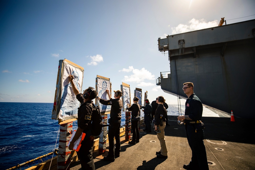 Nimitz Live-fire Exercise