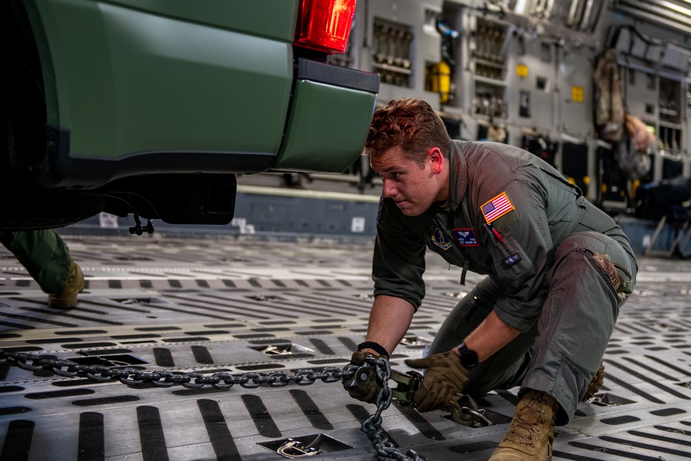 172d Airlift Wing performs guard-lift for AD23