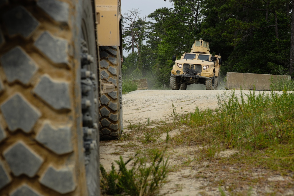 U.S. Marines participate in Combat Vehicle Operator Training Range