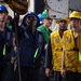 USS Ronald Reagan (CVN 76) conducts replenishment-at-sea with USNS Carl Brashear