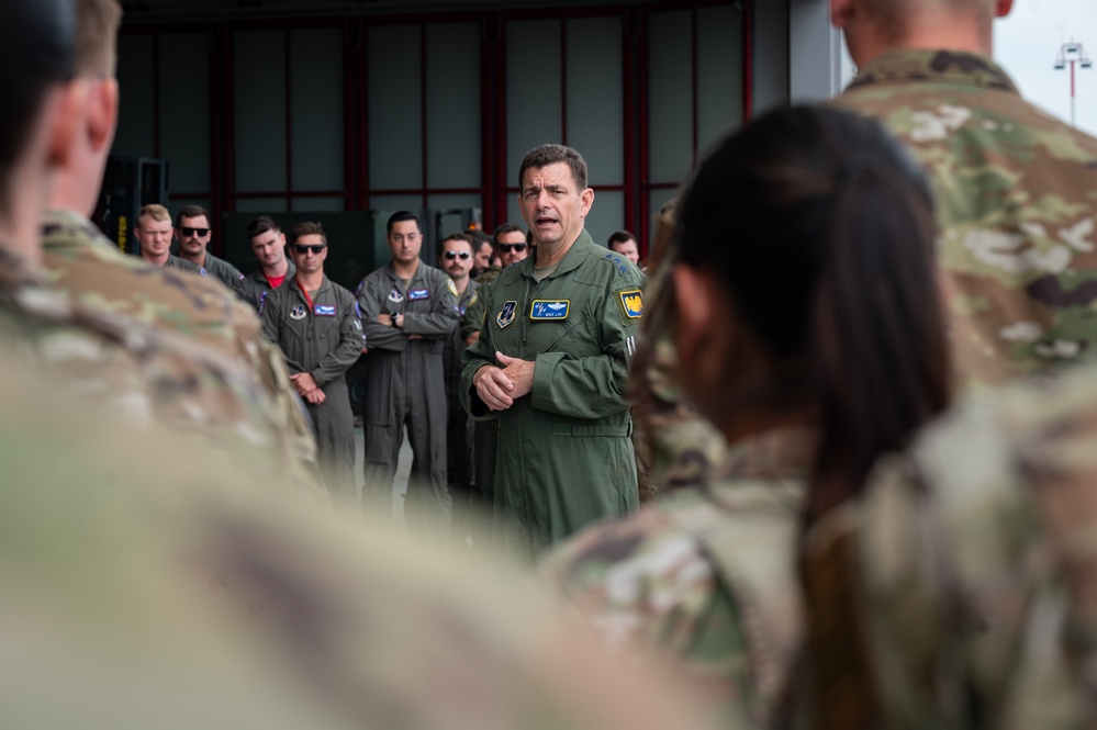 ANG Director, Chief of the German Air Force Speaks to U.S. Airmen