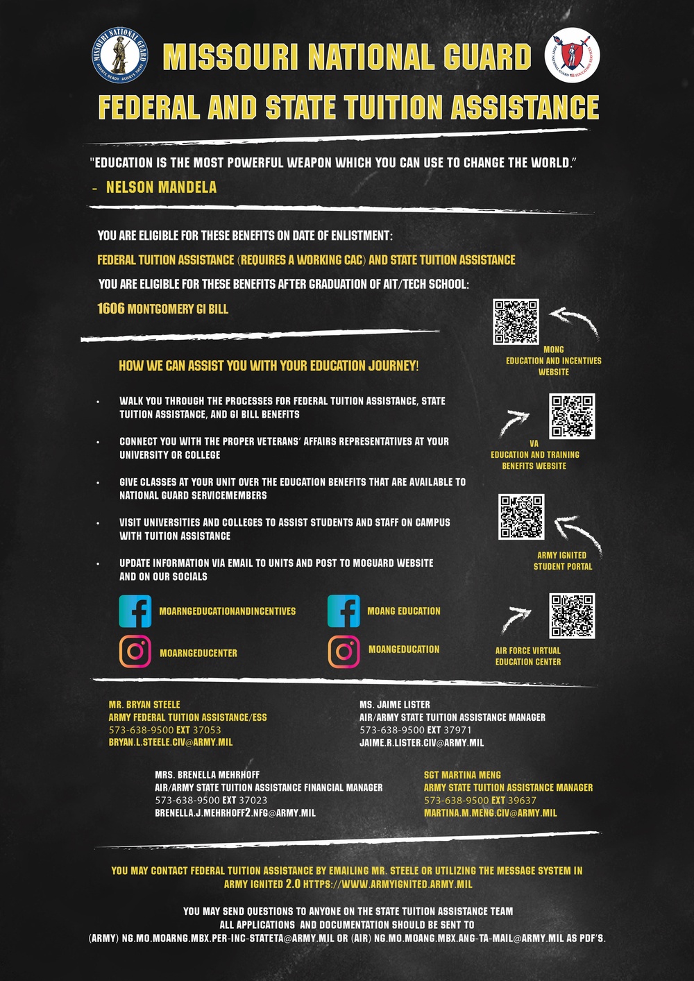 Missouri National Guard's Education and Incentives