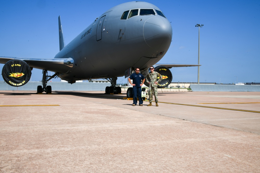 Airman serves alongside father at AAFB