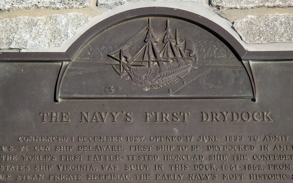 Our Yard History: Dry Dock 1 and USS Delaware – 190 Years Ago