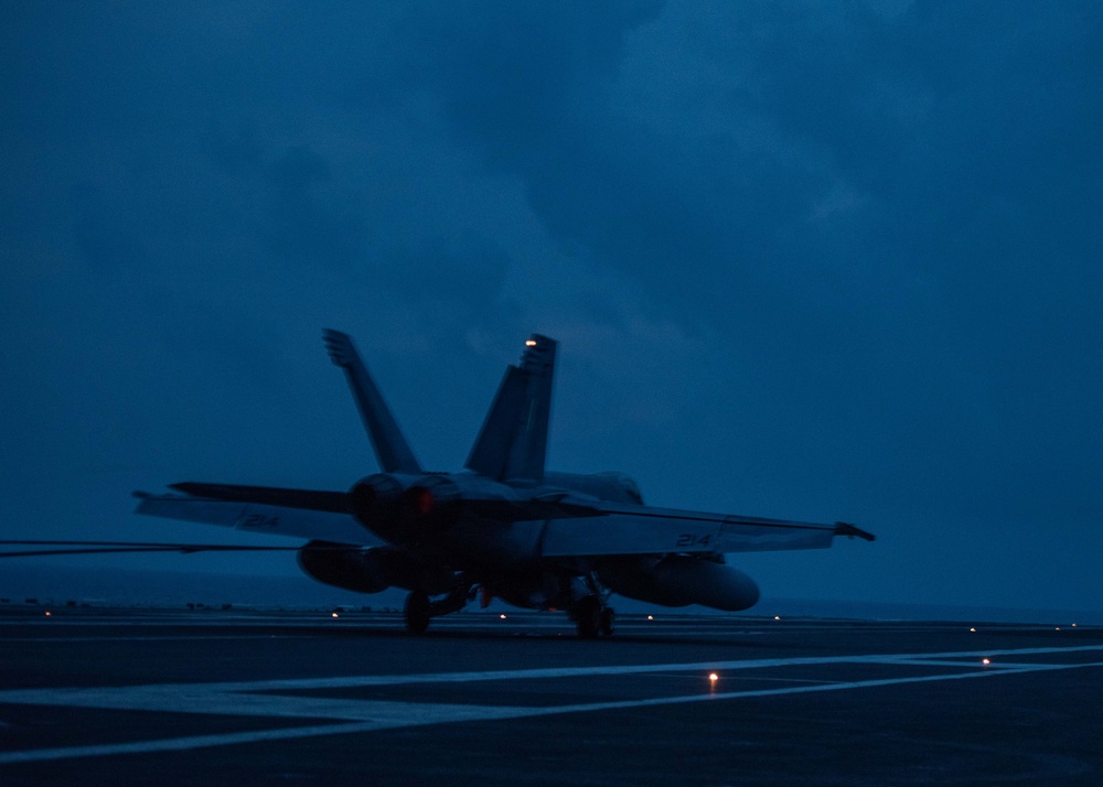 USS Ronald Reagan (CVN 76) conducts flight operations