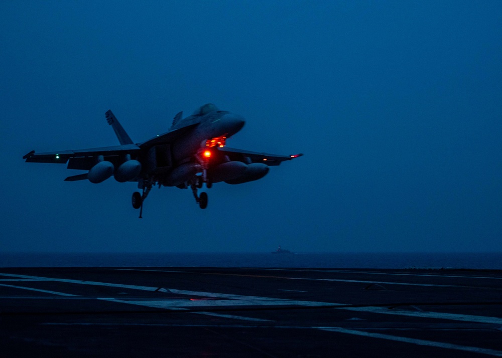 USS Ronald Reagan (CVN 76) conducts flight operations