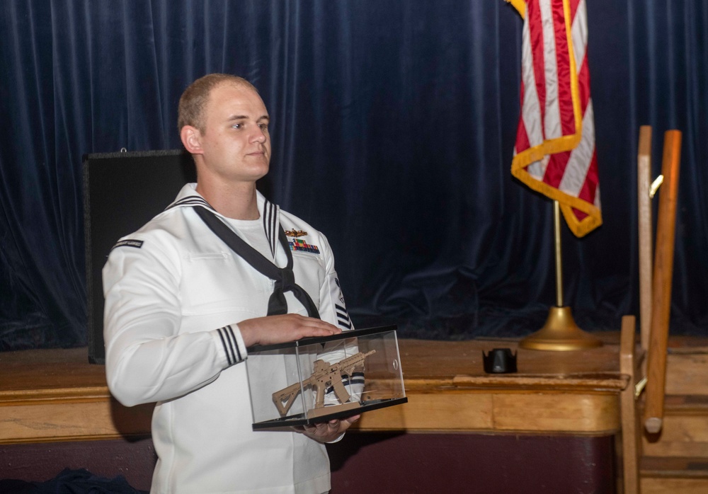 GM1 Carlton Decker Retirement Ceremony