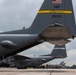 U.S. Airmen, 152nd Airlift Wing and 153rd Airlift Wing, complete a C-130 Hercules cargo drop