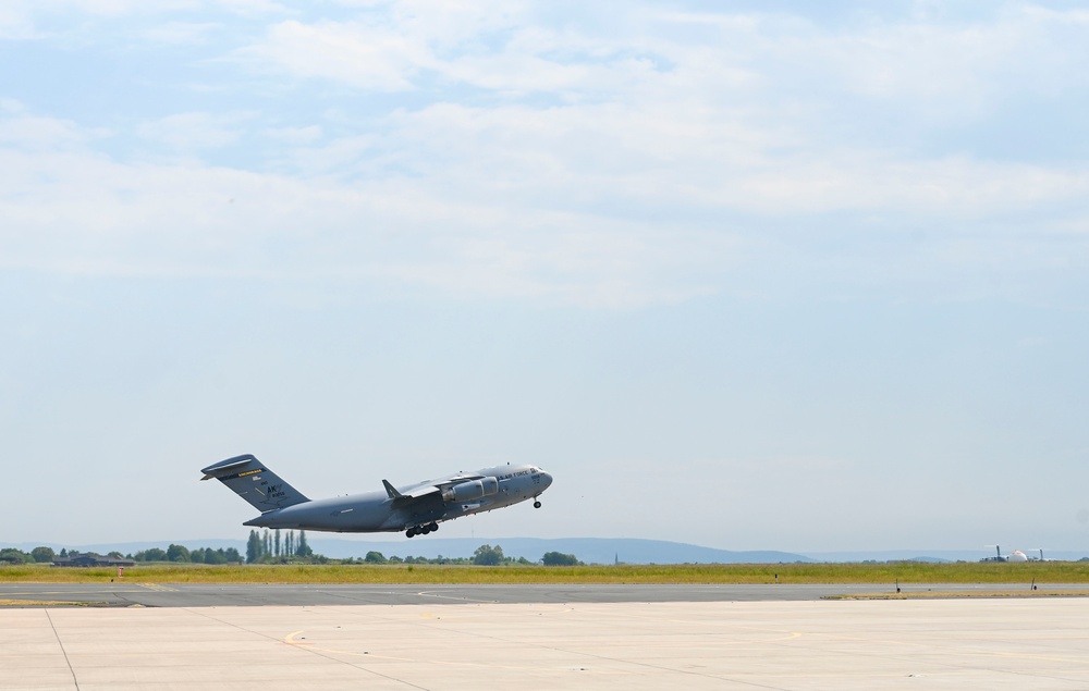 U.S. Airmen prepare for exercise Air Defender 2023 at Wunstorf Air Base, Germany