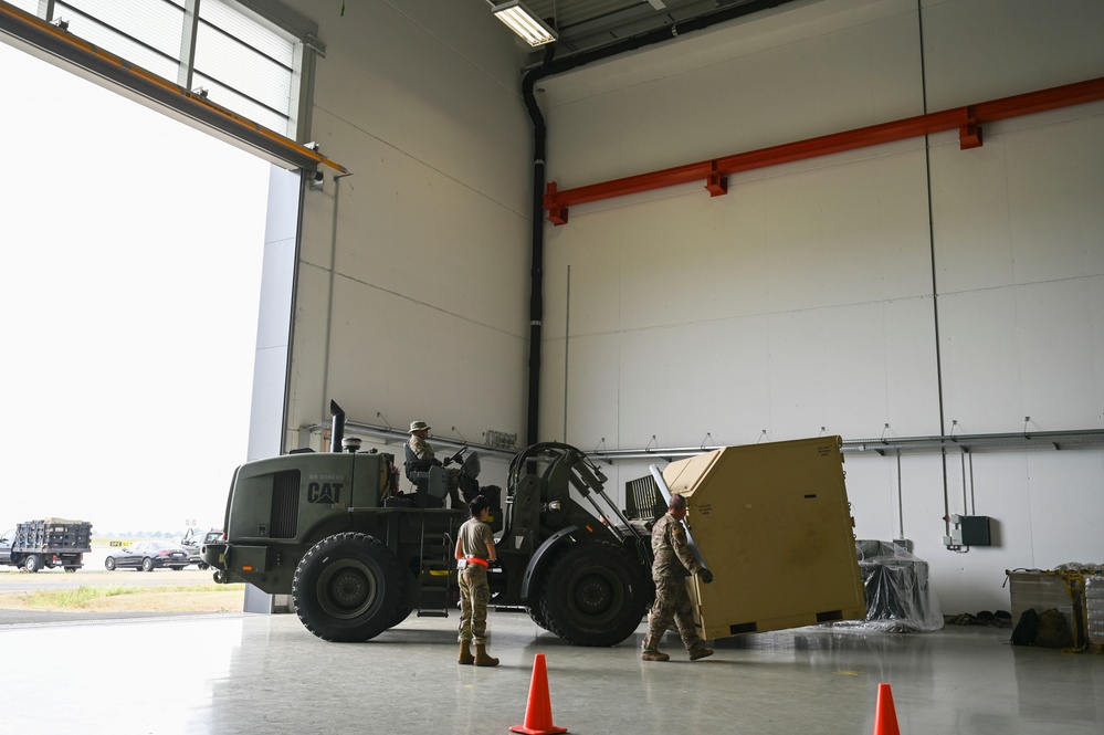 U.S. Airmen prepare for exercise Air Defender 2023 at Wunstorf Air Base, Germany