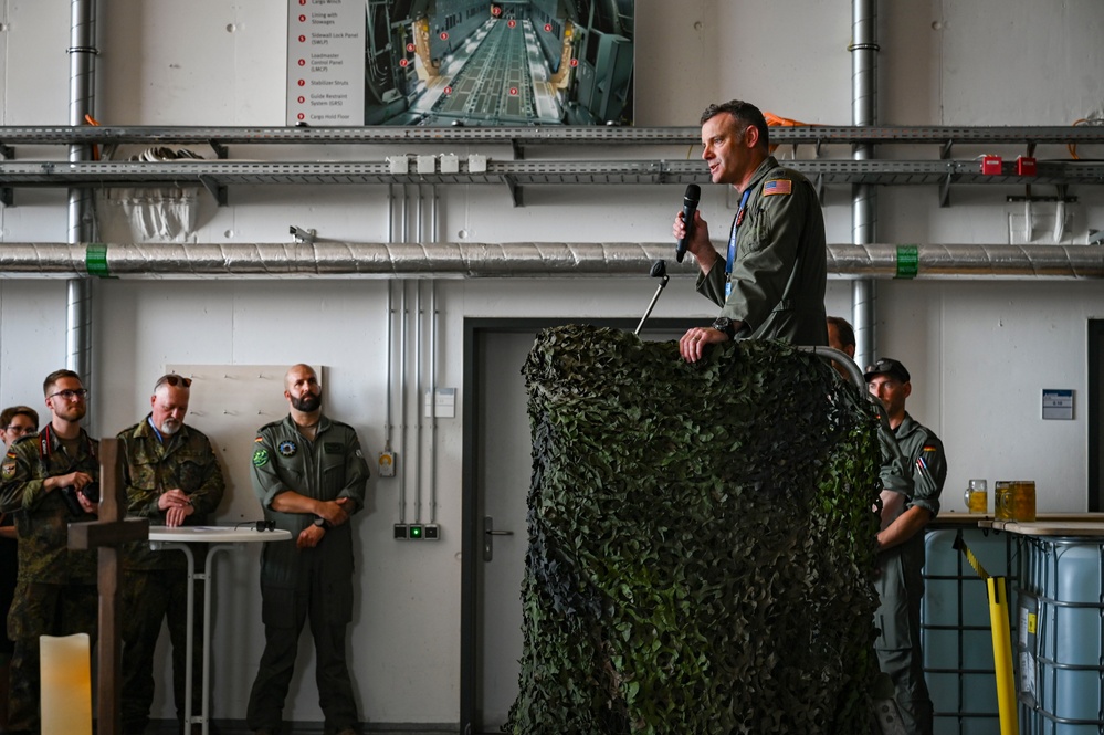 165th AW Airmen attend Nation's Day celebration during exercise Air Defender 2023