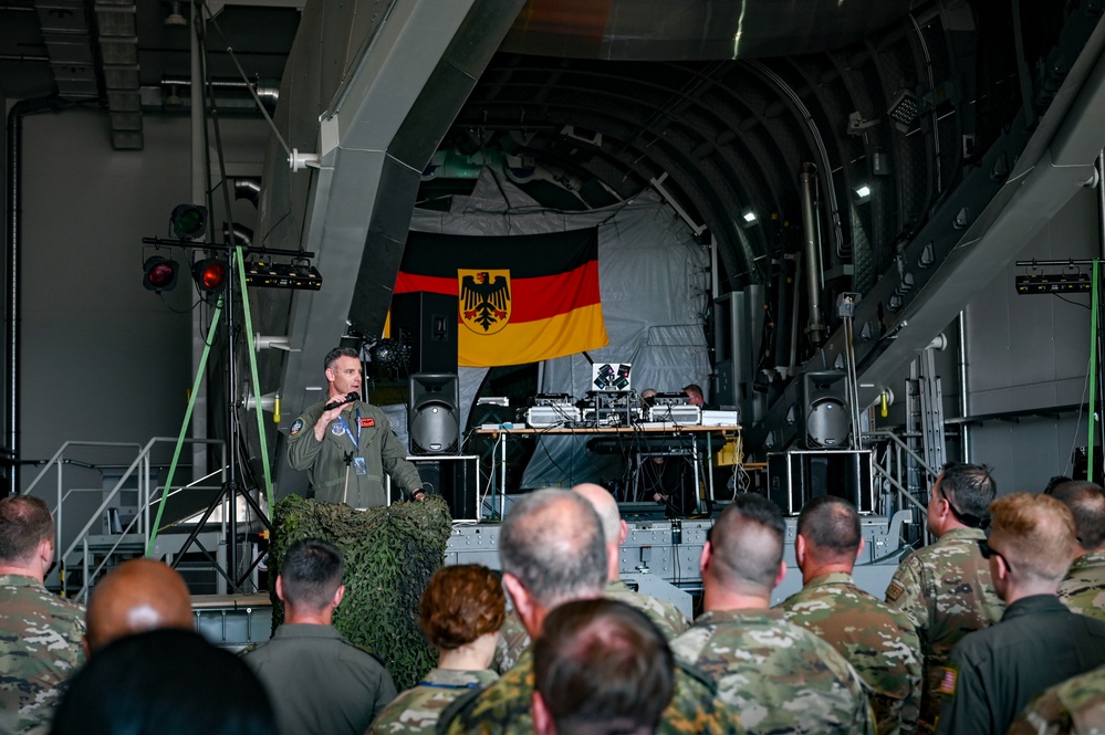 165th AW Airmen attend Nation's Day celebration during exercise Air Defender 2023