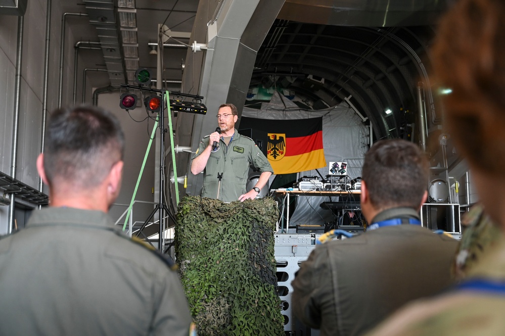 165th AW Airmen attend Nation's Day celebration during exercise Air Defender 2023