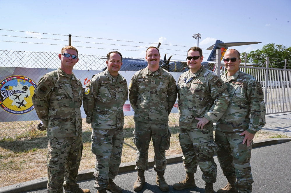 165th AW Airmen attend Nation's Day celebration during exercise Air Defender 2023