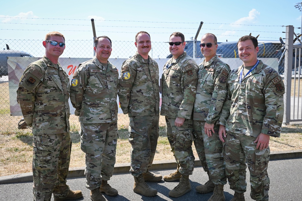 165th AW Airmen attend Nation's Day celebration during exercise Air Defender 2023