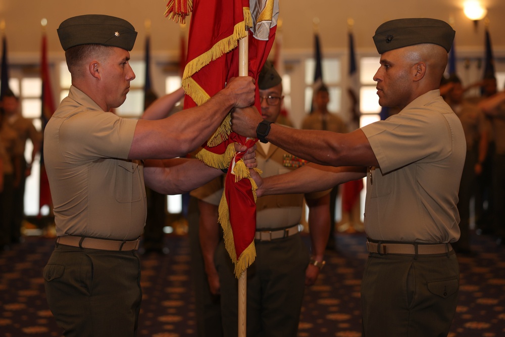 Security Battalion Change of Command ceremony