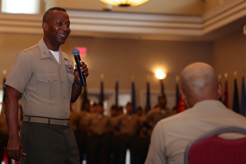 Security Battalion Change of Command ceremony