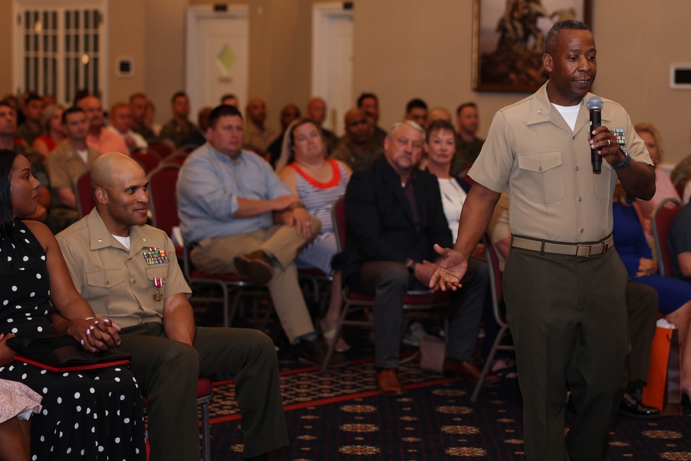 Security Battalion Change of Command ceremony