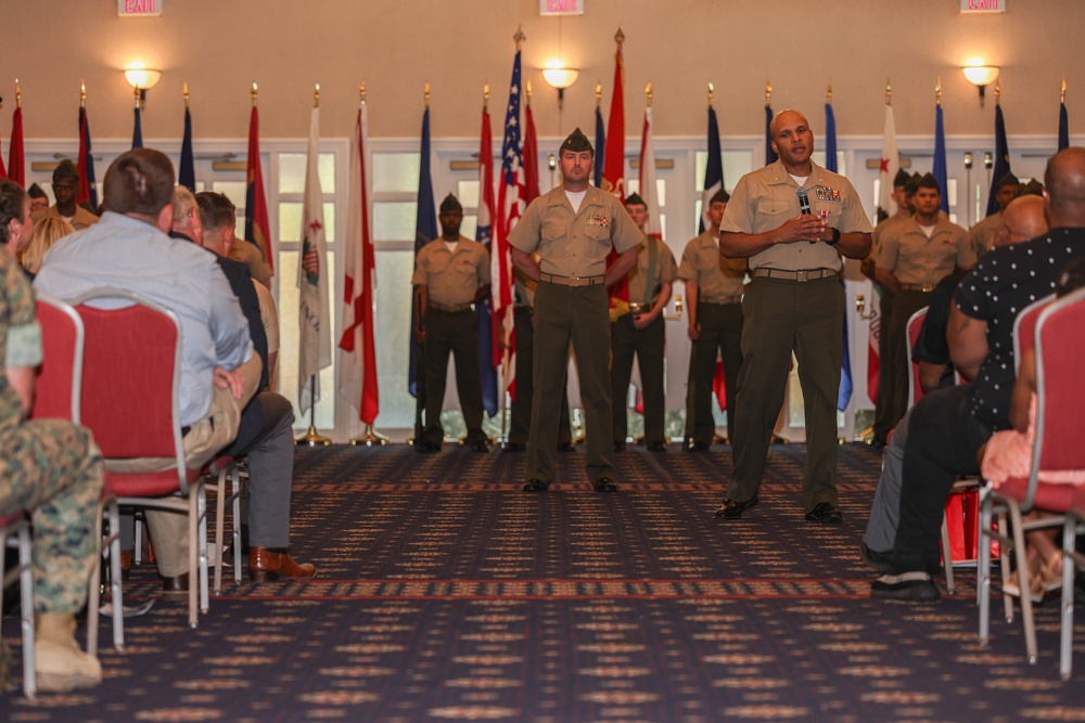 Security Battalion Change of Command ceremony