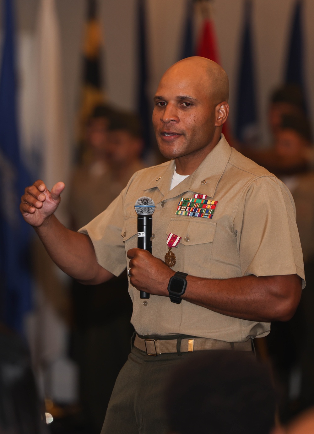 Security Battalion Change of Command ceremony