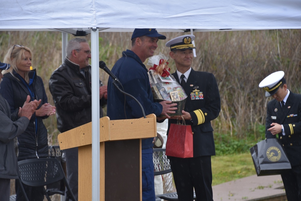 Coast Guard greets Japanese Self Defense Force in Bearing Sea and Unalaska