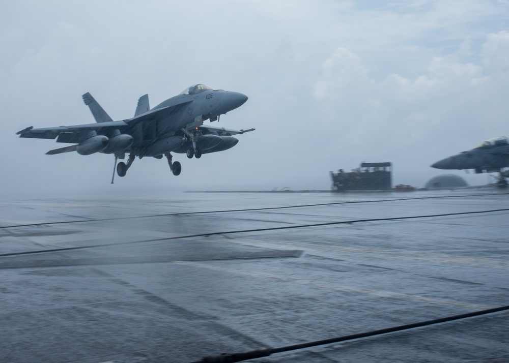 USS Ronald Reagan (CVN 76) conducts flight operations