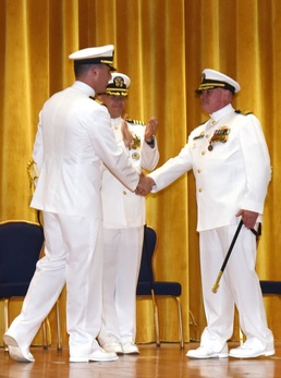 USS Greeneville (SSN 772) holds change of command ceremony