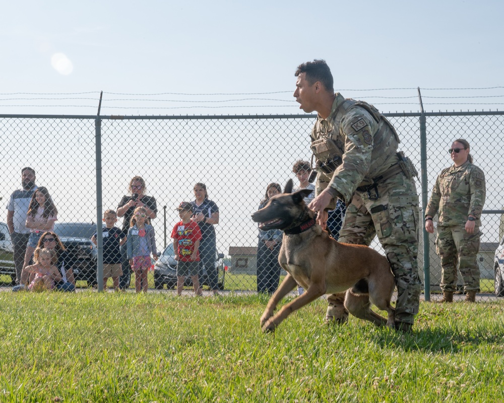 Honorary Commanders, children tour Dover AFB during Bring Your Kids to Work Day