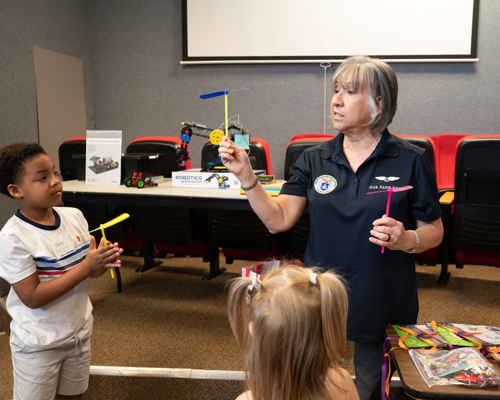 Honorary Commanders, children tour Dover AFB during Bring Your Kids to Work Day