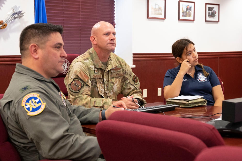Base commander for a day at Laughlin Air Force Base