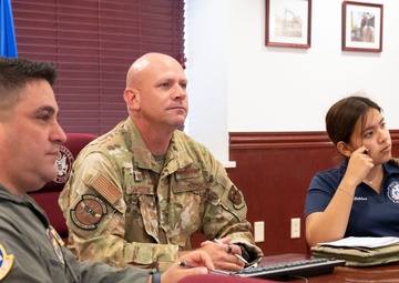 Base commander for a day at Laughlin Air Force Base