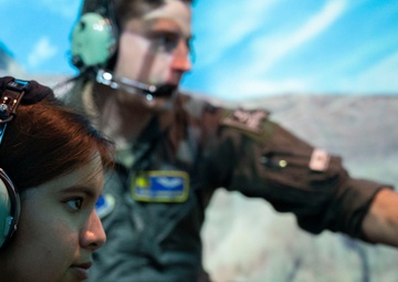 Base commander for a day at Laughlin Air Force Base