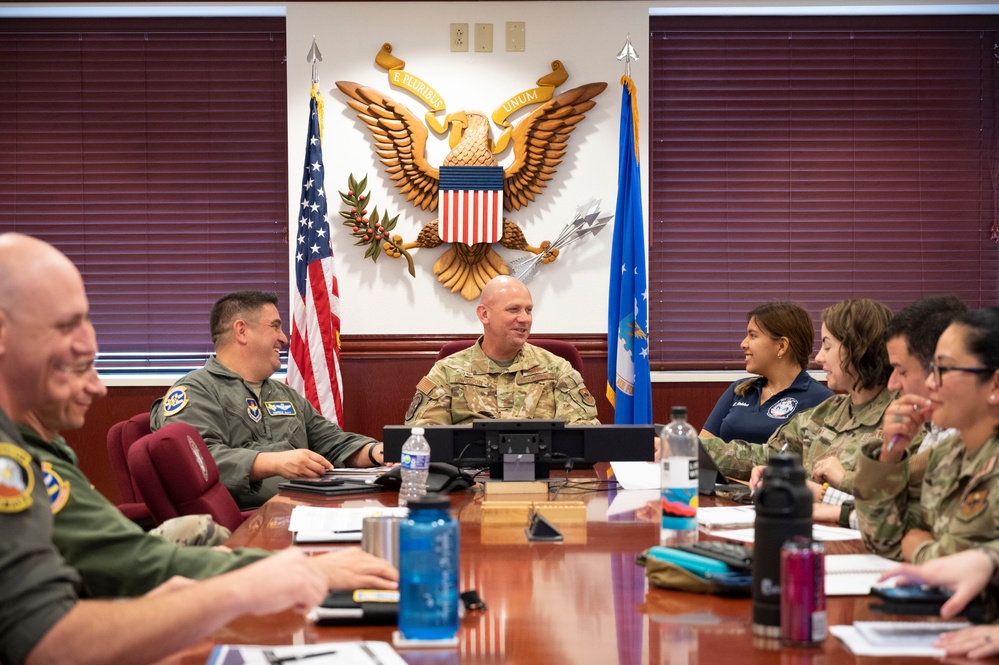 Base commander for a day at Laughlin Air Force Base