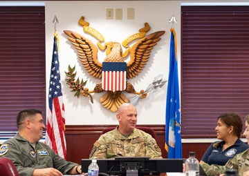 Base commander for a day at Laughlin Air Force Base