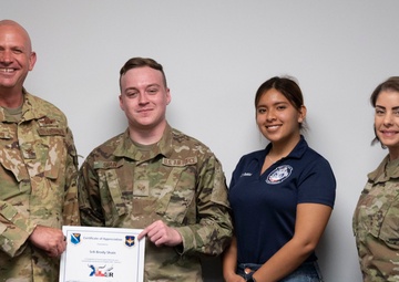 Base commander for a day at Laughlin Air Force Base