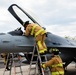 177th Civil Engineer Squadron Simulated Egress of F-16 Fighting Falcon Fighter Pilot