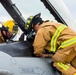 177th Civil Engineer Squadron Simulated Egress of F-16 Fighting Falcon Fighter Pilot