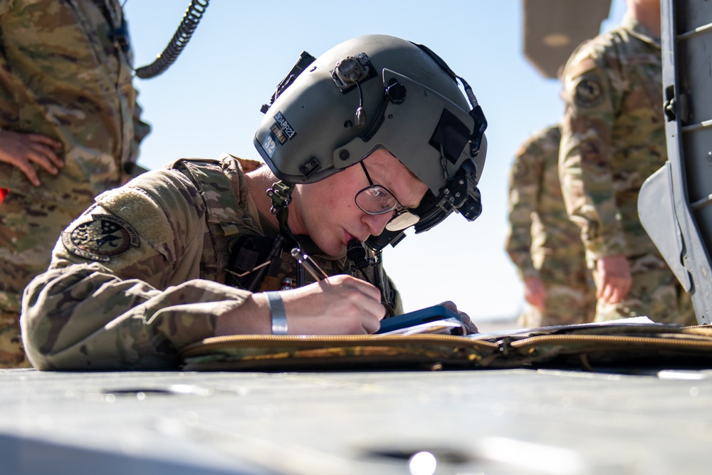 HH-60G Pave Hawk helicopter inspection