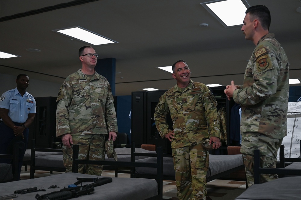 Crow's Call to Success: Air Force EW Leaders Inspire BMT Graduates