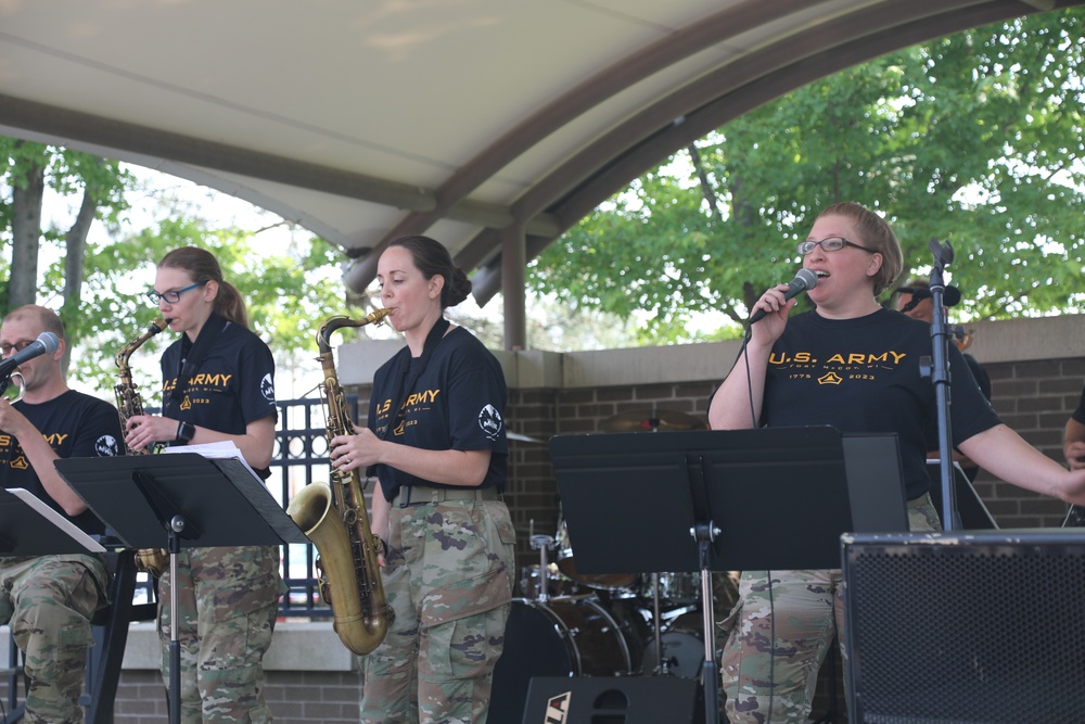 204th Army band entertained during 248th Army birthday celebration