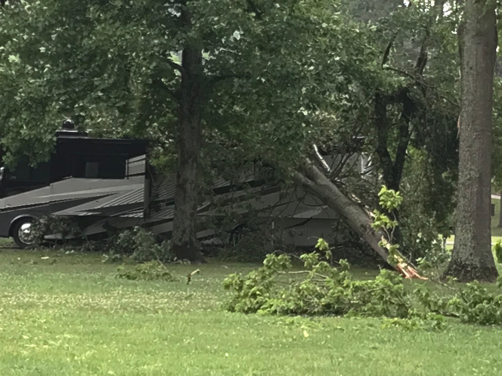 Celina Storm Damage Causes Closings at Dale Hollow Damsite