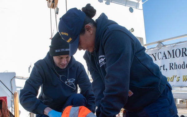 U.S. Coast Guard Cutter Sycamore participates in Exercise Argus