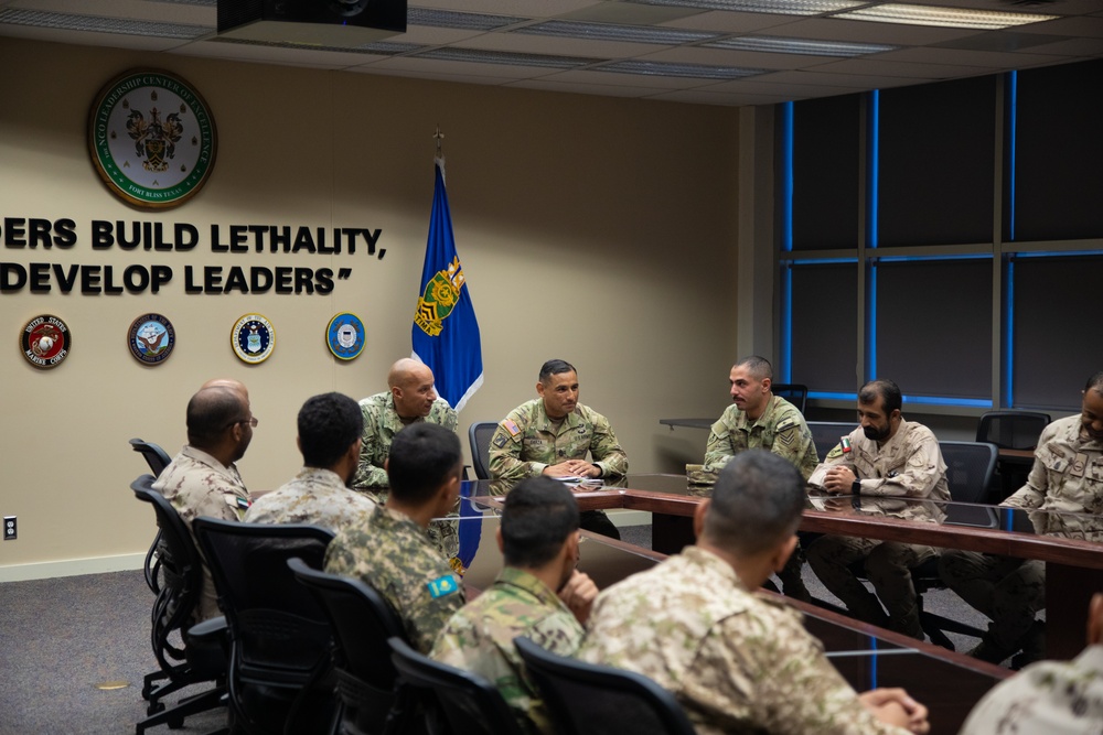 Senior leaders visit NCO Center of Excellence