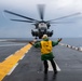 31st MEU Conducts a Fast Rope Exercise On the Flight Deck of USS America