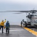 31st MEU Conducts a Fast Rope Exercise On the Flight Deck of USS America