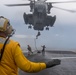 31st MEU Conducts a Fast Rope Exercise On the Flight Deck of USS America